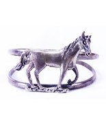 Vintage Mexican Sterling Silver Horse Cuff Bracelet - $59.00