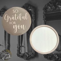 So Grateful Round Circle Compact Mirror  - $74.73 MXN