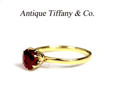 ICONIC 6 Prong Antique 1900s TIFFANY &amp; CO. 1cw Ring 18kt Yellow Gold Sz 6.5 - £1,556.97 GBP