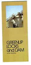 Greenup Locks and Dam on the Ohio River Brochure Navigational System  - £14.00 GBP
