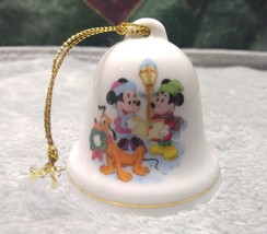 Vintage Disney Mickey Mouse, Minnie Mouse and Pluto Bell ornament - £11.31 GBP