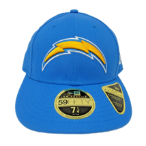 Los Angeles Chargers NFL New Era 59Fifty Low Profile Fitted 7 1/4 Blue Hat - £19.18 GBP