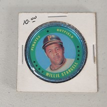 Willie Stargell Baseball Coin Pin Pittsburgh Pirates Misprint 1971 Topps #123 - £15.61 GBP