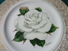 Boehm Collector Plates Flowers Roses Princess Diana, Love Rose Tranksgiving Pick - $38.99