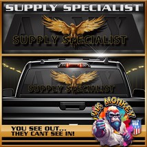 U.S. Army Unit Supply Specialist - Truck Back Window Graphics - Customiz... - £43.05 GBP+