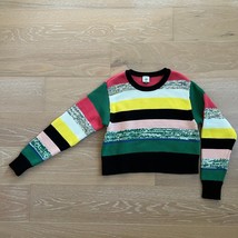 Cabi #4659 Pop Crop Pullover Sweater Striped Medium - $39.99