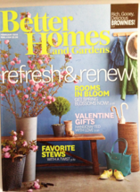 Better Homes and Gardens  Refresh and Renew February 2015 Home Decor Rec... - £5.96 GBP