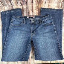 Gap LONG and LEAN Womens Size 10A Blue Mid Rise Boot Cut Jeans Denim Pan... - £22.40 GBP
