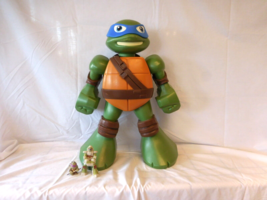 Teenage Mutant Ninja Turtles Half Shell Heroes Figures Toys Bundle 20&quot; Storage  - $15.84