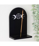 Black Triple Moon Incense Holder Shelf - $14.01 CAD Black Triple Moon Incense Holder Shelf - $14.01 CAD