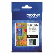 Brother Printer LC3011BK Singe Pack Standard Cartridge Yield Upto 200 Pages LC30 - £20.71 GBP