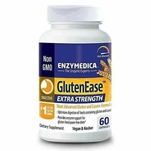 Enzymedca GlutenEase Extra Strength Natural Enzyme Support Vegan Non GMO 60 Caps - $36.74