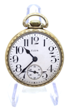 Elgin 1948 17 Jewel 10K Rolled Gold Plated Case PocketWatch Model 20 For Repair - £187.84 GBP