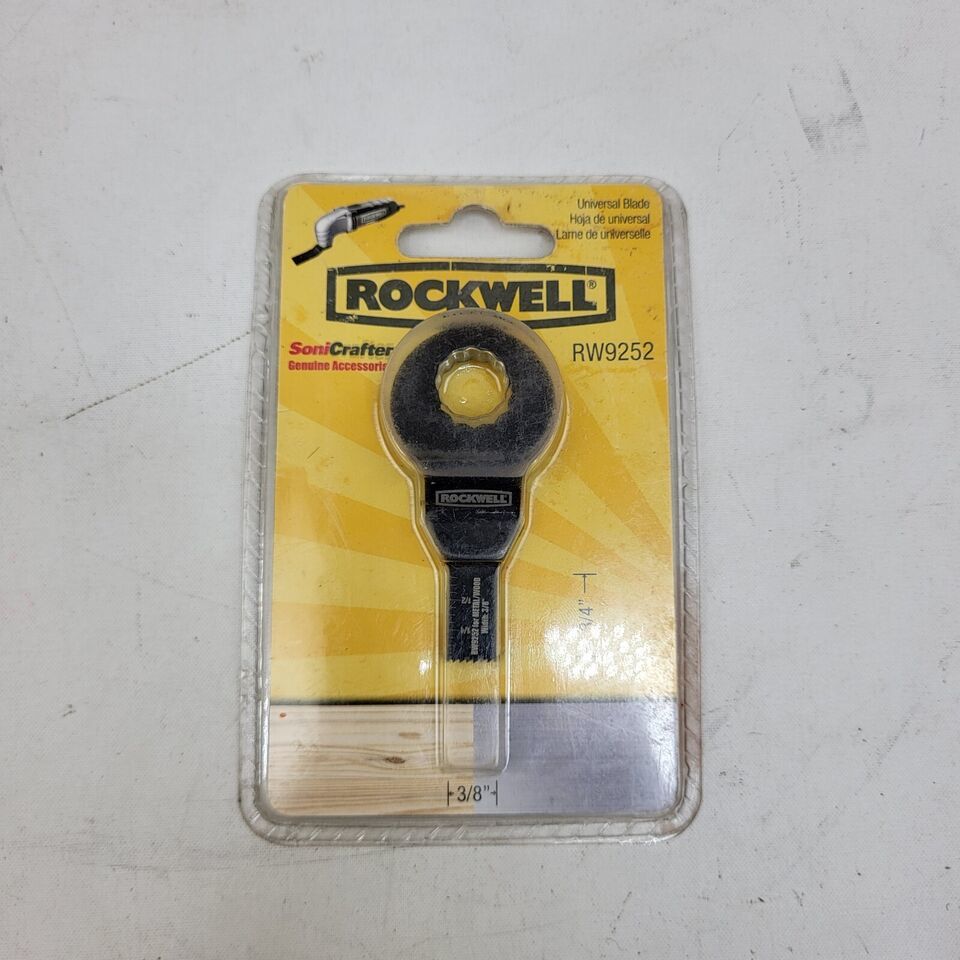 Rockwell SoniCrafter RW9252 3/4" x 3/8"  Universal End Cut Blade New Sealed - $9.70