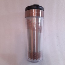 Starbucks Doodle It 2011 Create Your Own Tumbler Stainless Steel rose gold mug - $10.00