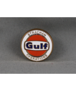 Vintage Gas Company Pin - Gulf Strachan Operations - Inlaid Pin - $25.98 CAD
