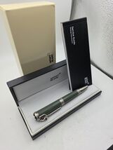 Montblanc Rudyard Kipling olive rollerball pen with box and user guide - $263.19