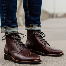Handmade Men&#39;s Premium Leather Boots All Size New - $219.03 CAD+
