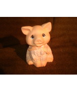 Cute baby pig with bow - $7.00