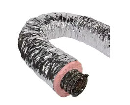 Master Flow 6 in x 25 Ft Flexible Duct R8 Heavy Duty Insulated Reflectiv... - $638.70 MXN