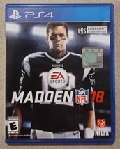 Madden NFL 18 PlayStation 4 Game PS4 NFLPA 2017 - $5.89