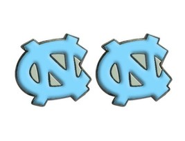 North Carolina Tarheels Unc Post Stud Logo Earring Set Ncaa Charm Gift [... - $7.91