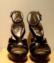 Women&#39;s Michael Kors Leighton Ankle Strap Leather Sz  9 - $80.99