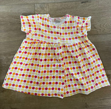 Zutano Baby Girls Infants Colorful Polka Dot Dress Size 6-12M - £7.84 GBP