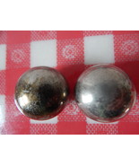 Vintage set of 2 Drawer Door Pull Knobs handles Metal Brass?  Furniture ... - €17,27 EUR