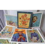 Vintage Skira Inc Van Gogh Masterpeices Portfolio Art 6 Color Painting p... - $415.31 MXN