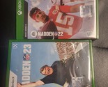 LOT OF 2 : MADDEN NFL 23 + MADDEN 22 Xbox Series X/ COMPLETE - $8.90