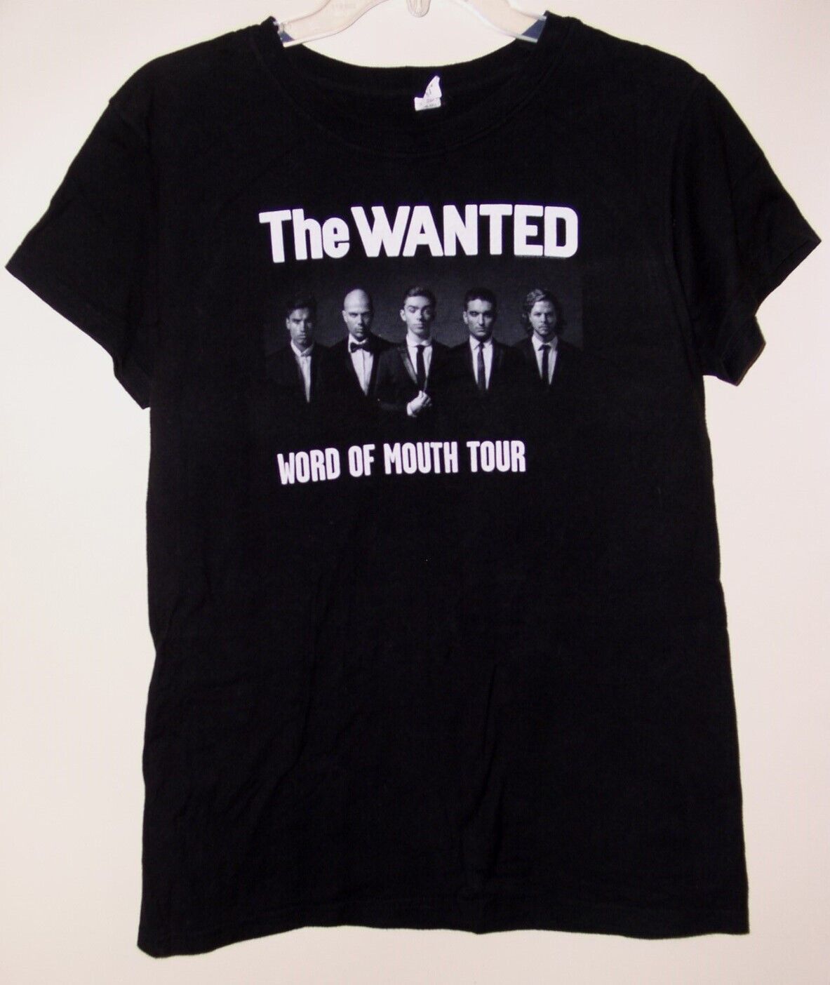 Primary image for The Wanted Word Of Mouth Concert Tour T Shirt Vintage UK Ireland USA Canada