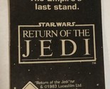 Star Wars Return Of The Jedi Tv Guide Print Ad Harrison Ford Mark Hamill... - £4.66 GBP