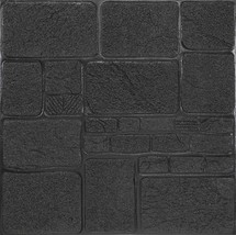 Dundee Deco PJ2225 Charcoal Faux Bricks 3D Wall Panel, Peel and Stick Wall Stick - $12.73+