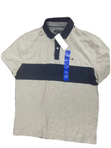 Tommy Hilfiger Short Sleeved Cotton Blend Shirt Grey Heather, Size: Large - $29.69