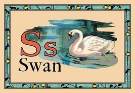 Swan - Art Print - £17.63 GBP+