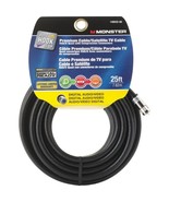 Monster Cable Video Coaxial Cable Digital 75 Ohm 25 &#39; Carded - $35.39 CAD
