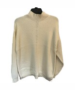 Marine Layer Skylar Turtleneck Sweater in Ivory Size XL New with tags - $64.71 CAD
