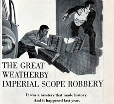 Great Weatherby Imperial Scope Robbery 1964 Advertisement Hunting Vtg DWEE14 - $19.99
