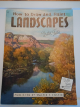 How To Draw &amp; Paint Landscapes Walter Foster Art Book 1985 #8 - £7.10 GBP