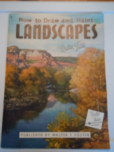 How To Draw &amp; Paint Landscapes Walter Foster Art Book 1985 #8 - $12.30 CAD