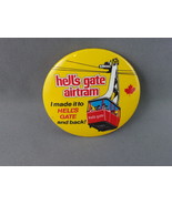 Vintage Tourist Pin - Hells Gate Airtram British Columbia - Celluloid Pin  - £11.70 GBP