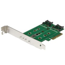 StarTech.com 3-port M.2 SSD (NGFF) Adapter Card - Supports 1x PCIe (NVMe) M.2 SS - $69.99