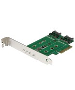 StarTech.com 3-port M.2 SSD (NGFF) Adapter Card - Supports 1x PCIe (NVMe... - £55.46 GBP