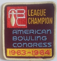 American Bowling Congress ABC League Champion 1963-1964 NOS - £3.88 GBP