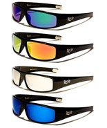 LOCS SLIM CHOPPER WRAP AROUND SPORT SUNGLASSES RETRO RECTANGULAR CLASSIC... - €7,38 EUR+