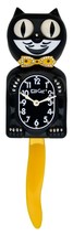 Limited Edition Black/Yellow Kit-Cat Klock Swarovski Crystals Jeweled Clock - £95.35 GBP