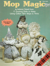 Mop Magic 17 Doll Patterns Angel Children Baby Clown Cow Indian + Plaid 8570 - £7.13 GBP