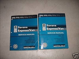 1996 Gmc Savana Chevy Express G Van Service Repair Shop Manual Set Dealership - £7.86 GBP