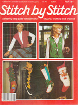 Stitch By Stitch 61 Sewing Crochet Knitting Crafts Vintage Magazine - £5.51 GBP
